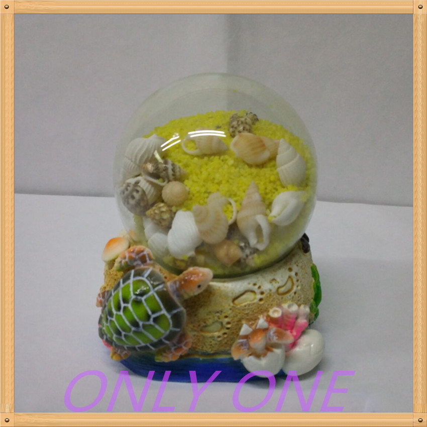 65MM Turtle shape water ball with nature sand