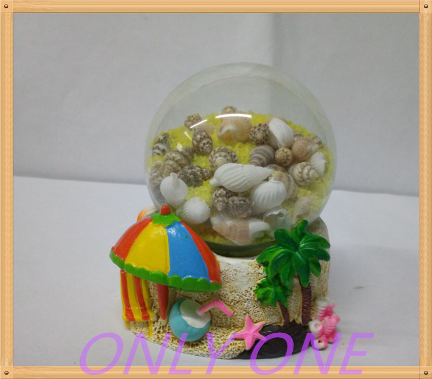 65MM Coconut palm  water ball with sand insert